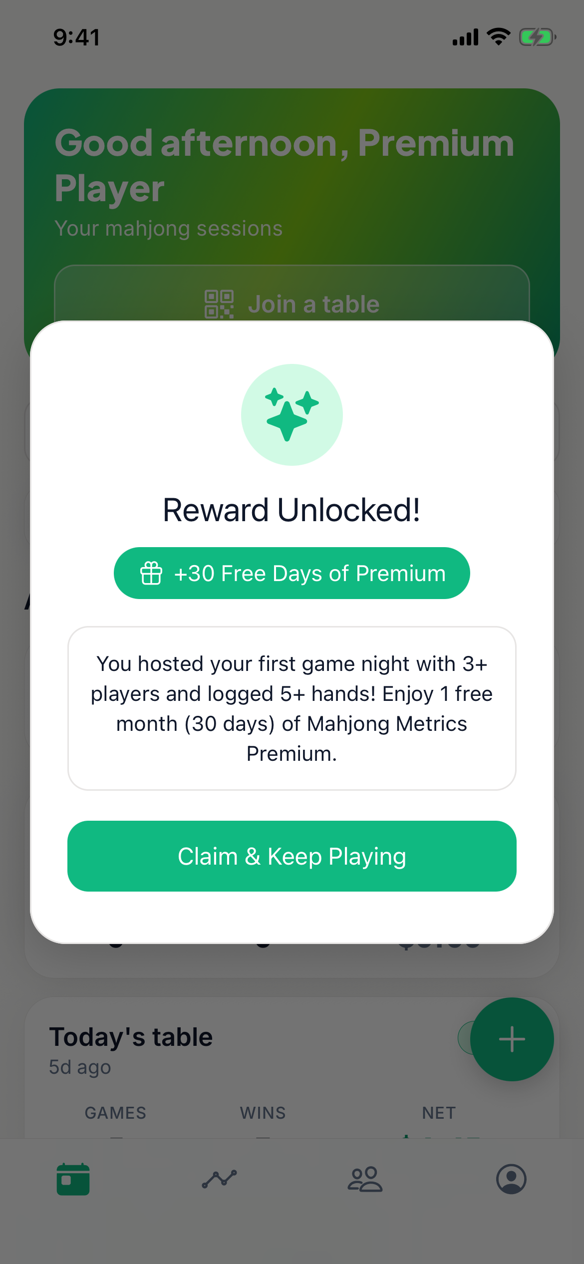 First Host Reward Modal